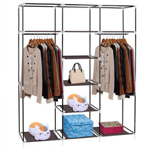 Load image into Gallery viewer, Non-woven Cloth Wardrobe Fabric Closet Portable Folding Dustproof Waterproof Clothing Storage Cabinet Furniture HWC