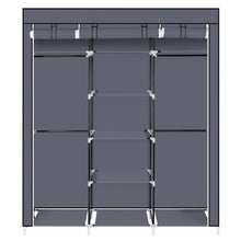 Load image into Gallery viewer, Non-woven Cloth Wardrobe Fabric Closet Portable Folding Dustproof Waterproof Clothing Storage Cabinet Furniture HWC