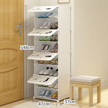 Load image into Gallery viewer, Multi Layers Shoe Rack Shoes Storage Organizer Easy to Install Shoe Cabinet Dustproof Stand Shoe Shelf Home Furniture