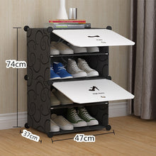 Load image into Gallery viewer, Multi Layers Shoe Rack Shoes Storage Organizer Easy to Install Shoe Cabinet Dustproof Stand Shoe Shelf Home Furniture