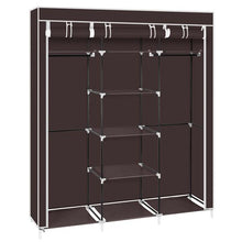 Load image into Gallery viewer, Non-woven Cloth Wardrobe Fabric Closet Portable Folding Dustproof Waterproof Clothing Storage Cabinet Furniture HWC
