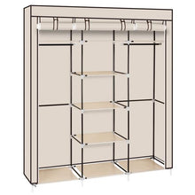 Load image into Gallery viewer, Non-woven Cloth Wardrobe Fabric Closet Portable Folding Dustproof Waterproof Clothing Storage Cabinet Furniture HWC
