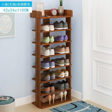 Load image into Gallery viewer, Multi-Layer Wooden Shoe Rack Easy Assemble Storage Shelf Shoe Cabinet Simple Shoe Rack Stand Shoes Organizers Home Furniture
