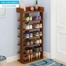 Load image into Gallery viewer, Multi-Layer Wooden Shoe Rack Easy Assemble Storage Shelf Shoe Cabinet Simple Shoe Rack Stand Shoes Organizers Home Furniture
