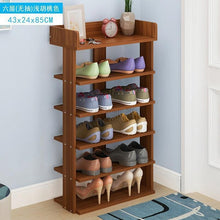 Load image into Gallery viewer, Multi-Layer Wooden Shoe Rack Easy Assemble Storage Shelf Shoe Cabinet Simple Shoe Rack Stand Shoes Organizers Home Furniture
