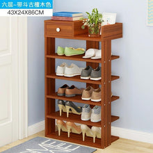Load image into Gallery viewer, Multi-Layer Wooden Shoe Rack Easy Assemble Storage Shelf Shoe Cabinet Simple Shoe Rack Stand Shoes Organizers Home Furniture
