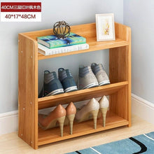 Load image into Gallery viewer, Multi-Layer Wooden Shoe Rack Easy Assemble Storage Shelf Shoe Cabinet Simple Shoe Rack Stand Shoes Organizers Home Furniture
