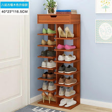 Load image into Gallery viewer, Multi-Layer Wooden Shoe Rack Easy Assemble Storage Shelf Shoe Cabinet Simple Shoe Rack Stand Shoes Organizers Home Furniture
