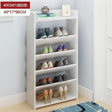 Load image into Gallery viewer, Multi-Layer Wooden Shoe Rack Easy Assemble Storage Shelf Shoe Cabinet Simple Shoe Rack Stand Shoes Organizers Home Furniture

