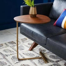 Load image into Gallery viewer, American Loft Movable Sofa, Small Tea Table, Iron Art Bedside, Solid Wood Side Oval Table In Several Conference Rooms Furniture
