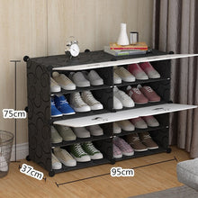 Load image into Gallery viewer, Multi Layers Shoe Rack Shoes Storage Organizer Easy to Install Shoe Cabinet Dustproof Stand Shoe Shelf Home Furniture
