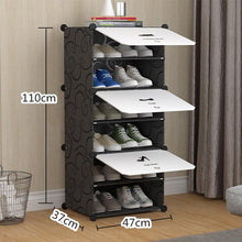 Load image into Gallery viewer, Multi Layers Shoe Rack Shoes Storage Organizer Easy to Install Shoe Cabinet Dustproof Stand Shoe Shelf Home Furniture

